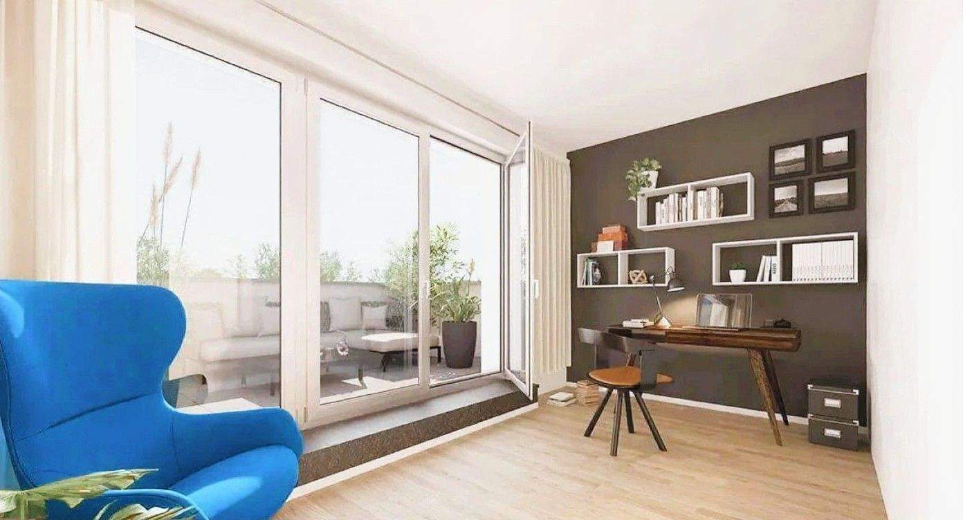Feine Dachterrassenwohnung mit super Ausblick! Grüne und ruhige City! Lage Nähe Schlossplatz! – Erlangen – Bild 1 von 9