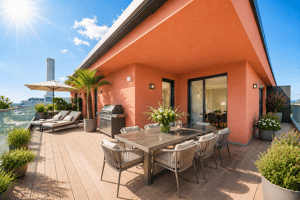 MÜNCHNER IG: Luxus, Sonne & Weitblick - exklusive 3-Zimmer-Dachterrassenwohnung Schwabing