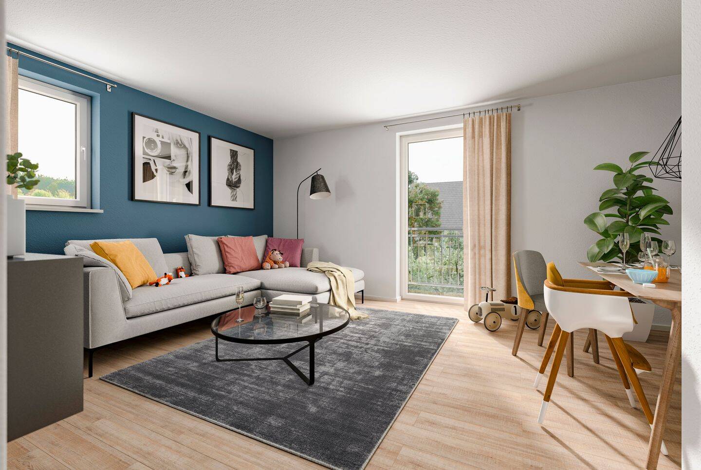 Zweifamilienhaus, massiv gebaut, Preis inkl. Grundstück – Zerf – Vorschaubild 7