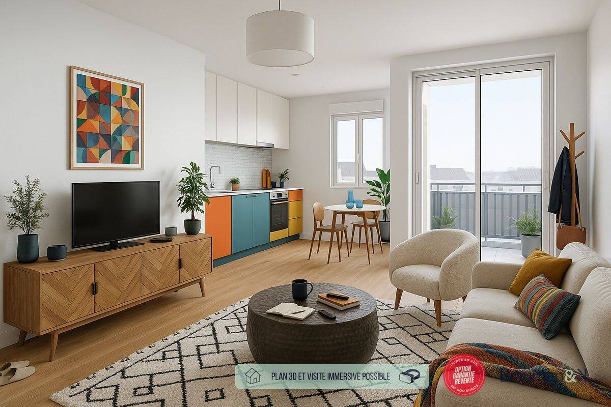 Appartement 3 pièces 68 m² · à Mordelles · 68 m² · 333 000 €