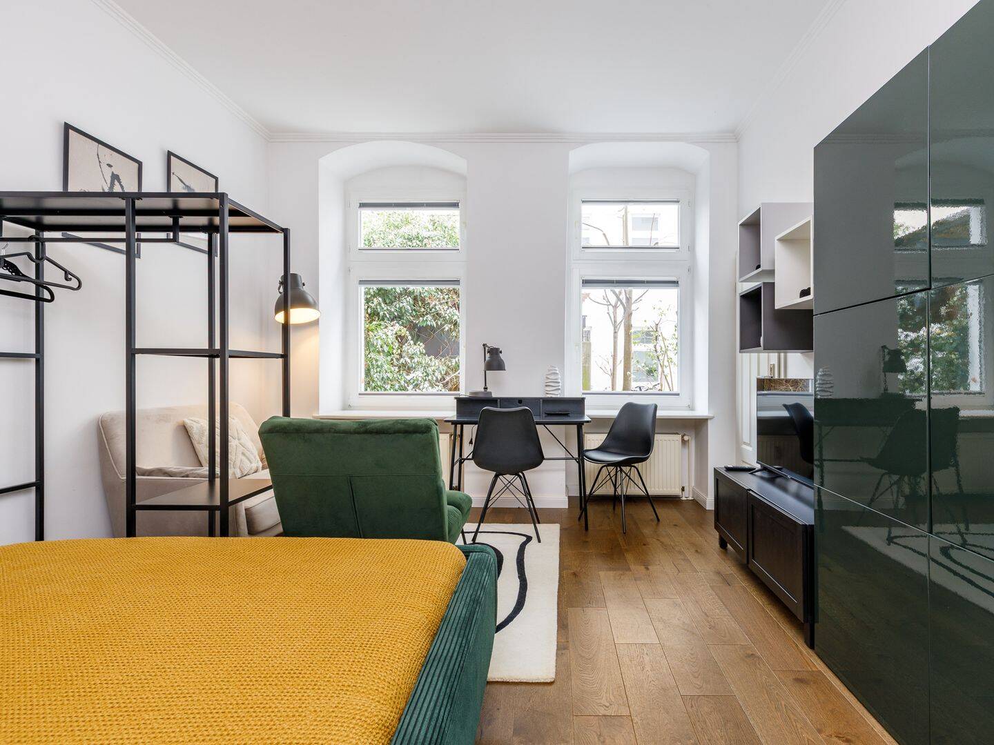 City Studio - Moderne Stadtwohnung mit Vollausstattung nahe Deutsche Oper & Schloss Charlottenburg – Berlin – Vorschaubild 3