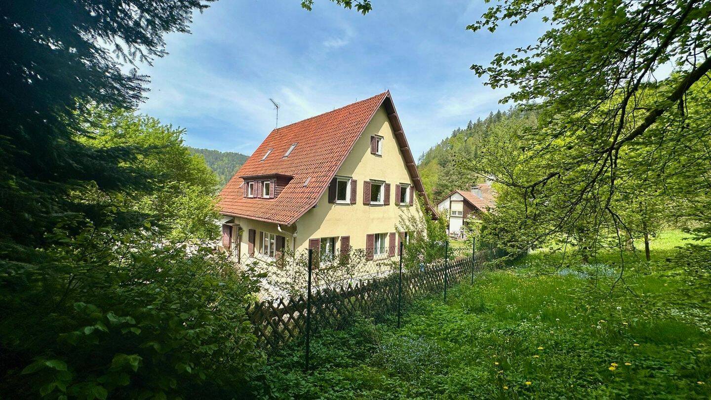 Burgblick - castle view - großzügiges Schwarzwaldhaus in Bad Liebenzell - huge Black Forest house! Ab/From October – Bad Liebenzell – Bild 1 von 9
