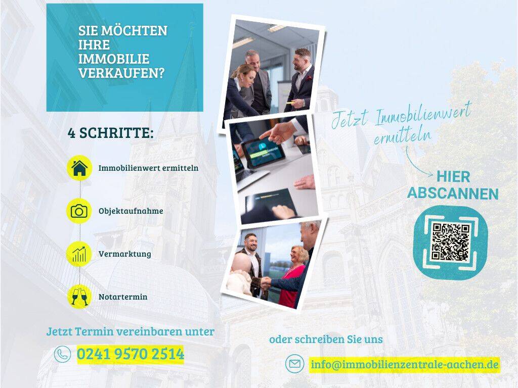 Attraktive, vermietete Zwei-Zimmer-Wohnung in Bestlage mit Entwicklungspotential! – Aachen – Vorschaubild 3
