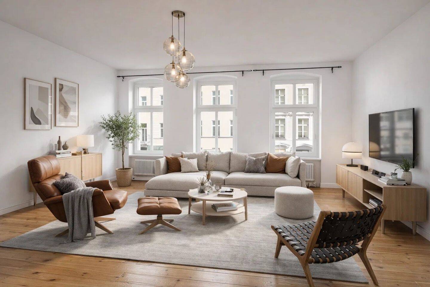 Bergmannkiez: 3-Zimmer-Altbauwohnung im schönen Stuckaltbau – Berlin – Vorschaubild 3