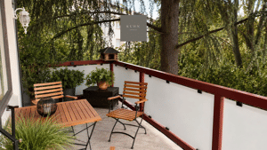 4-Zimmer-Altbauwohnung mit Wintergarten, Balkon und Garage auf der Parkinsel in Ludwigshafen