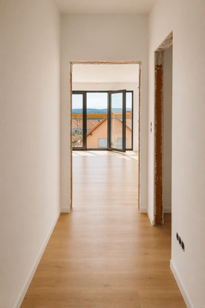Wohnen mit Weitblick: 2-Zimmer-Neubau-Erstbezug mit Panoramaausblick, Balkon,Aufzug, TG Stellplatz – 97475 Zeil am Main – Vorschaubild 5
