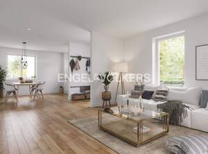 Fertiggestellter KFW 55 Neubau mit Townhouse Feeling - 3 Zimmer zum Erstbezug mit moderner Ausstattung, Energieklasse A+ und kleinem Grundstück – 22043 Hamburg – Vorschaubild 2