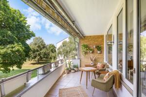 Ahlem am Kanal, auffrischungsbedürftig: leerstehende 3-4-Zimmerwohnung mit Südwestbalkon und Garage – 30453 Hannover – Vorschaubild 5