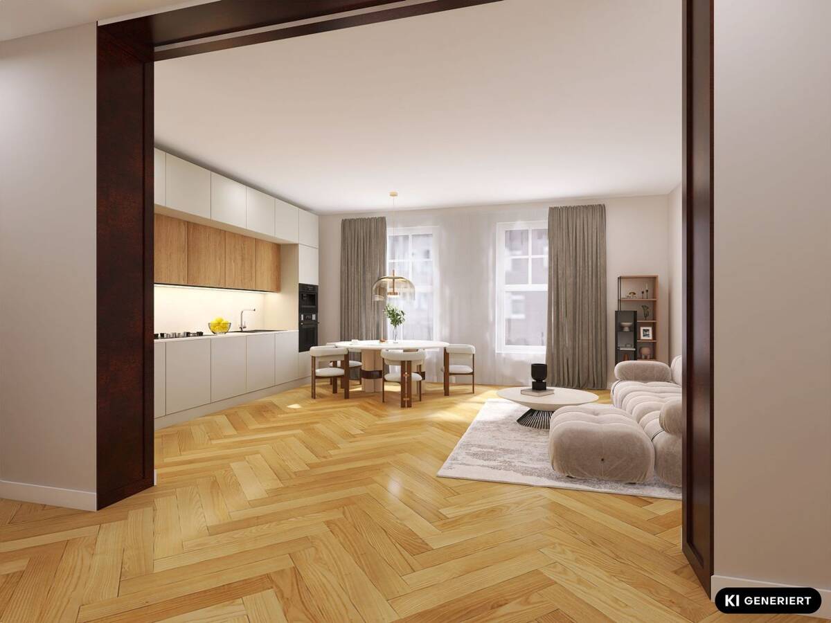 Altbaucharme trifft moderne Neubau 2-Zimmer-Wohnung im Ludenberger Ensemble – 40629 Düsseldorf – Bild 1 von 9
