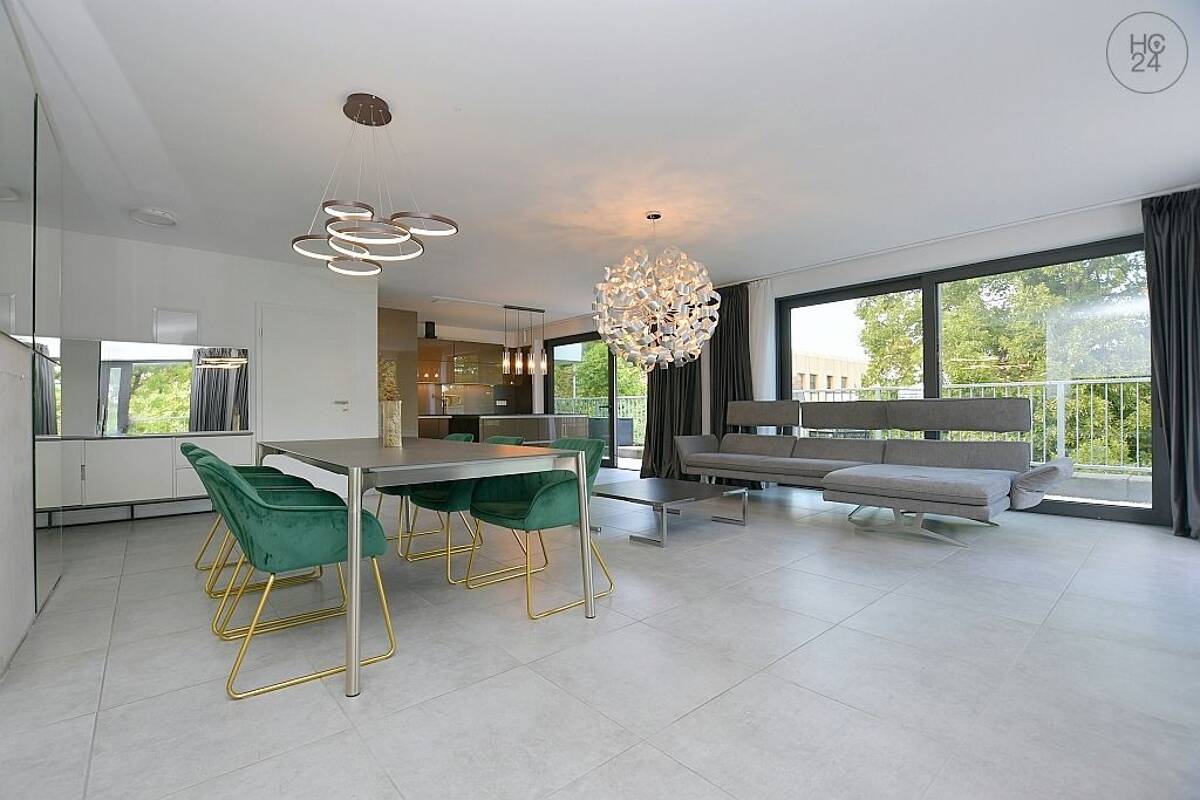Exklusive Penthouse Wohnung, modern möbliert mit Stellplatz in Stuttgart Giebel – 70499 Stuttgart – Bild 1 von 9