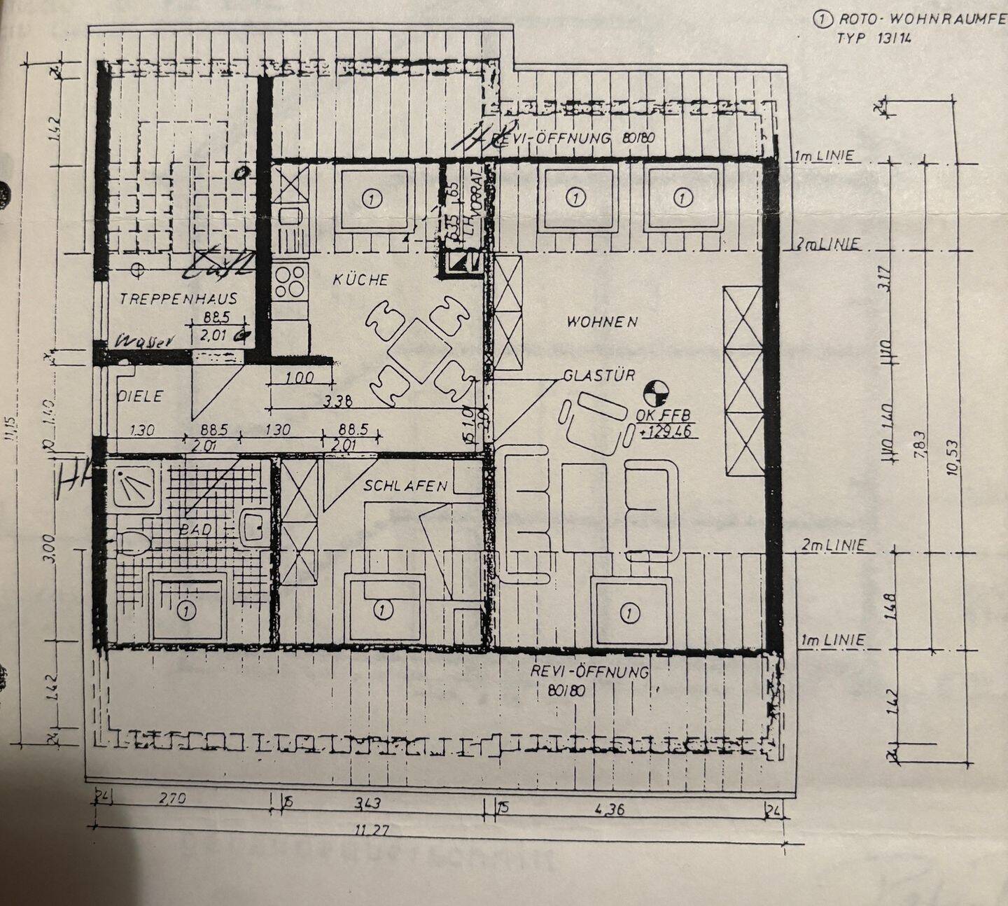 helle DG-Wohung, 2 Zi., ca. 65 qm in DO-Neuasseln