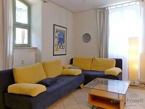 (EF0444_M) Dresden: Südvorstadt-West, ruhige Souterrain-Villenwohnung mit Fußbodenheizung und Kamin, Terrasse, WLAN – 1069 Dresden – Vorschaubild 3