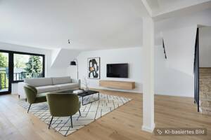Licht, Raum & Wohnkomfort: Maisonette-Feeling mit großem Balkon – 40593 Düsseldorf – Vorschaubild 2