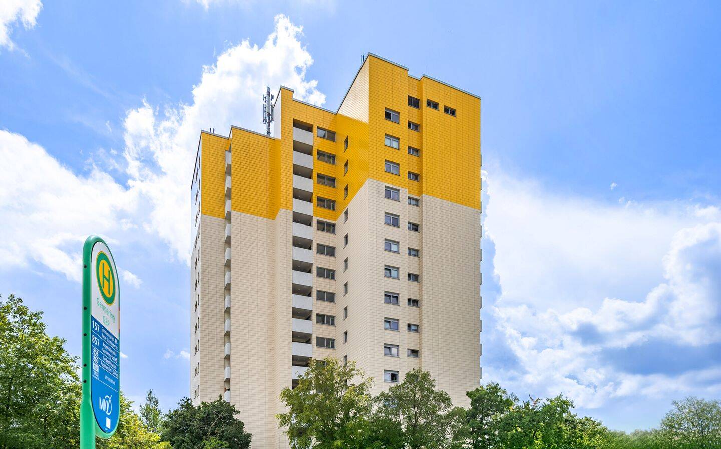 Panorama Tower|3-Zimmer-Wohnung mit Balkon & Tiefgarage (7.OG) – Germering – Vorschaubild 5