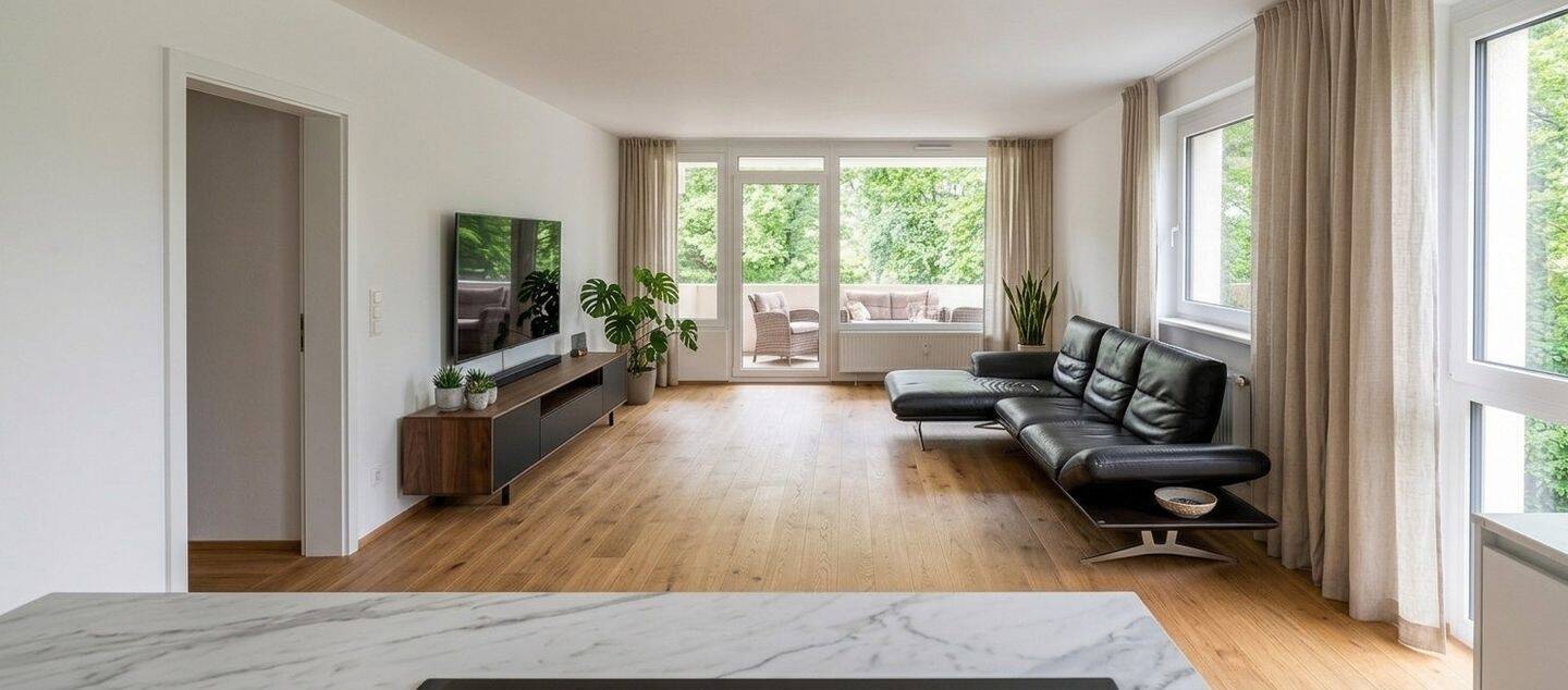 Urban wohnen mit Komfort - attraktive 3,5-Zimmer-Wohnung – München – Vorschaubild 2