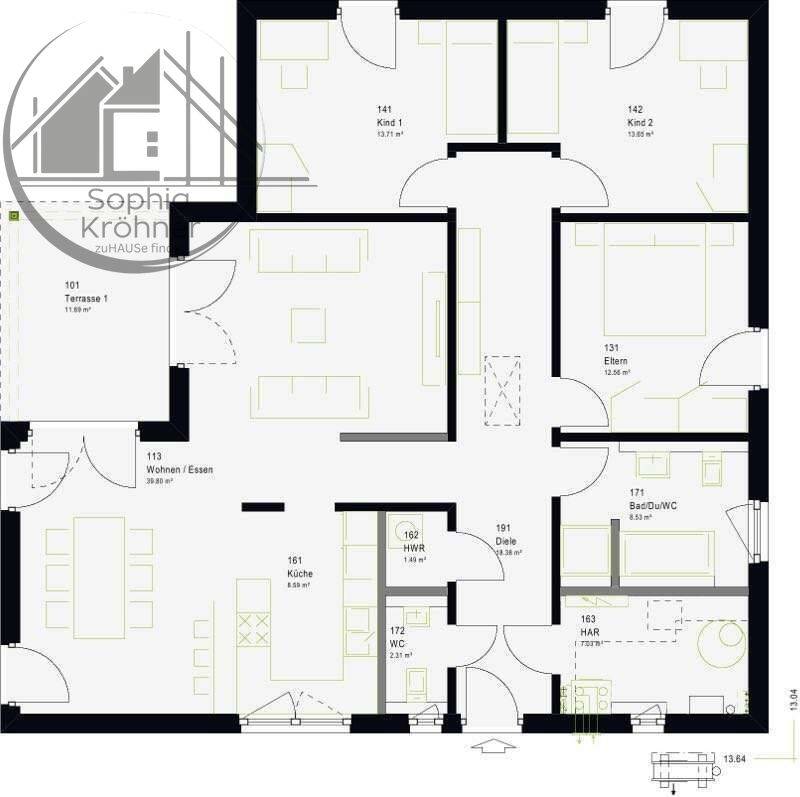 Bungalow & kleines Grundstück – Chemnitz – Vorschaubild 6