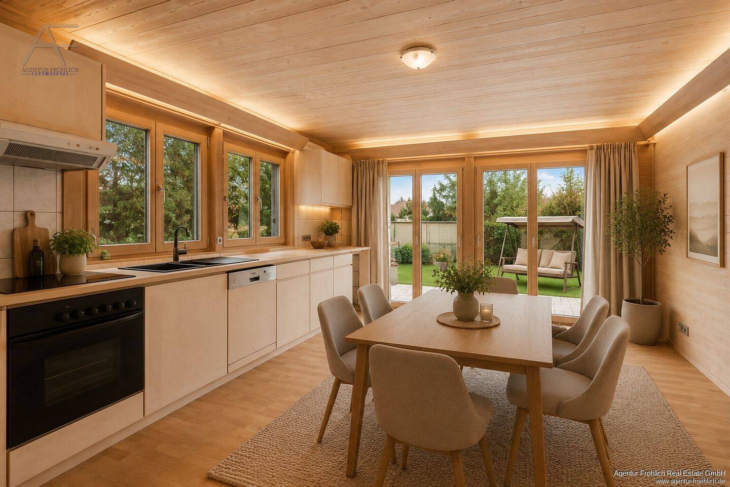 Ein Meisterwerk ökologischer Baukunst - Exklusives Bio-Blockhaus am Waldrand von Icking – Icking – Vorschaubild 7