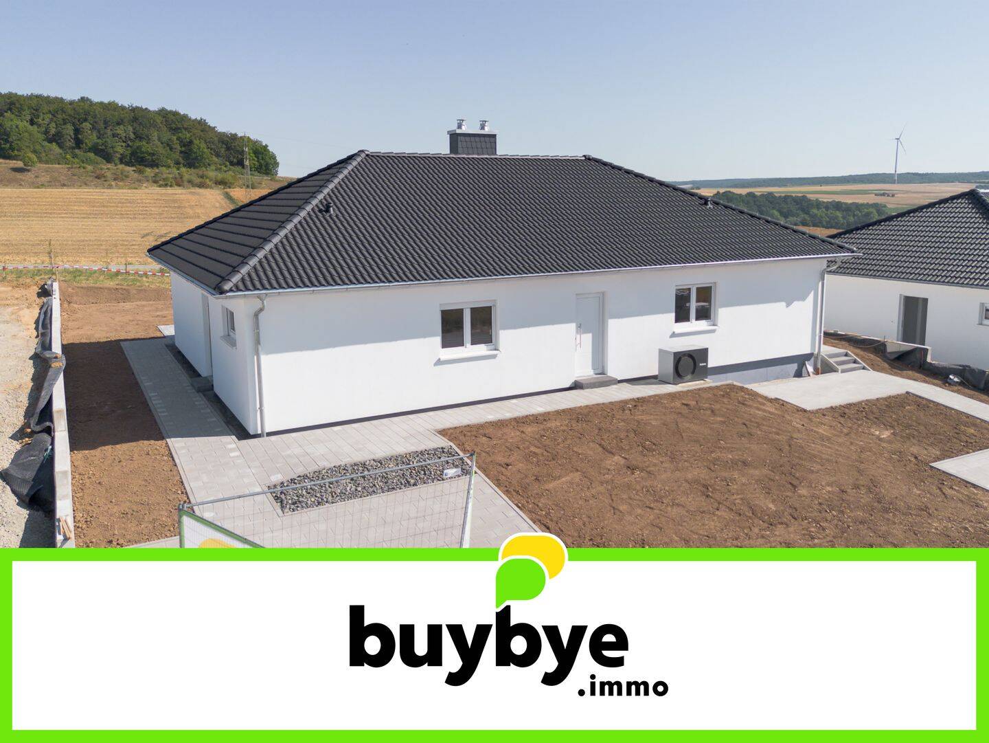 Eichenhausen: 8 Neubau-Bungalow-Doppelhaushälfte - Modernes und seniorengerechtes Wohnen mit großzügigem Garten