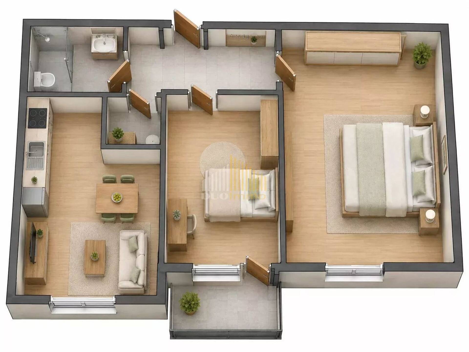 Etagenwohnung in 54634 Bitburg mit 70 m² kaufen