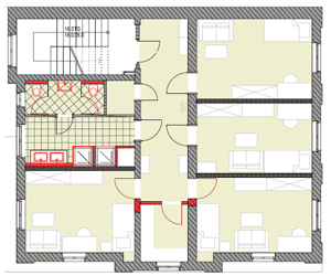 4-Raumwohnung frei (WG geeignet) Krämpfervorstadt Erfurt – Iderhoffstraße 4, 99085 Erfurt – Vorschaubild 1