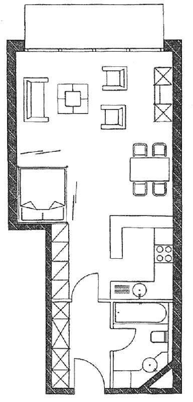 Graphisches Viertel...Sonnige Single-Wohnung mit Top-Einbauküche! – Leipzig – Vorschaubild 3