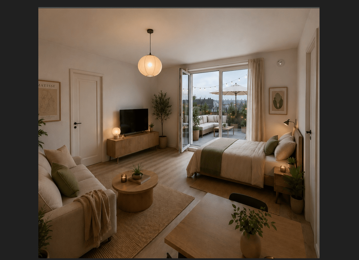 Große 1 Zimmerneubauwohnung in der nähe von Kiel