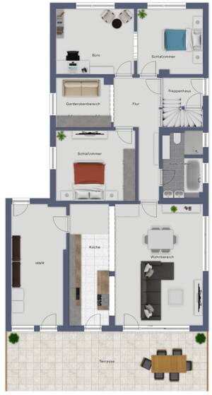 Modernisiertes Stadthaus in Oldenburg Nadorst mit flexiblen Nutzungsmöglichkeiten – 26123 Oldenburg – Vorschaubild 2