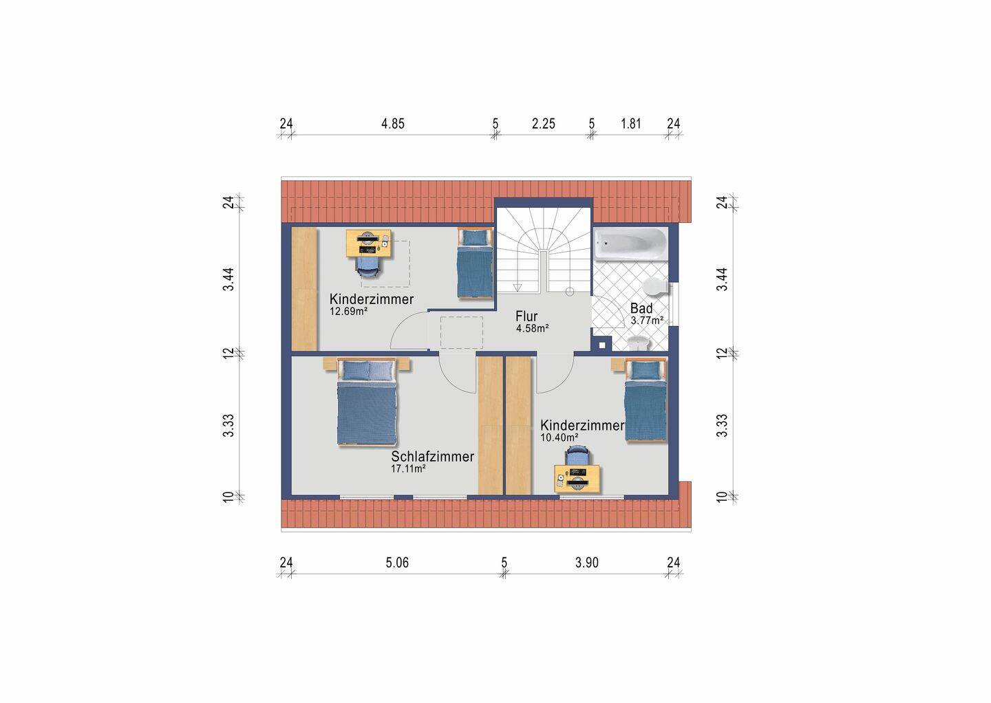 Familienidyll in Berlin-Rudow - Doppelhaushälfte mit Garten und Terrasse – Berlin – Vorschaubild 9