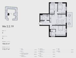 Prov.-frei: 4-Zimmer-Neubau-Wohnung mit Balkon – 10781 Berlin – Vorschaubild 4