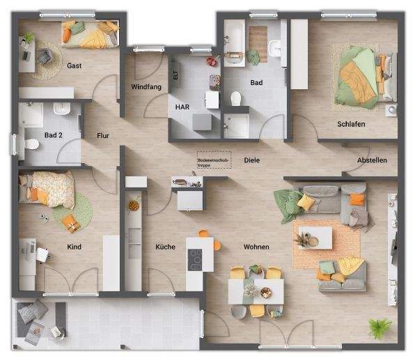 Grundstück und Traumhaus mit Südausrichtung! – Gadebusch – Vorschaubild 7