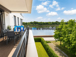 Exklusive 3-Zimmer-Wohnung in erster Reihe an der Weser