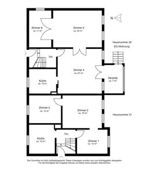 Sanierungsbedürftige Villa mit großzügigem Grundstück in Övelgönne – 22605 Hamburg – Vorschaubild 9