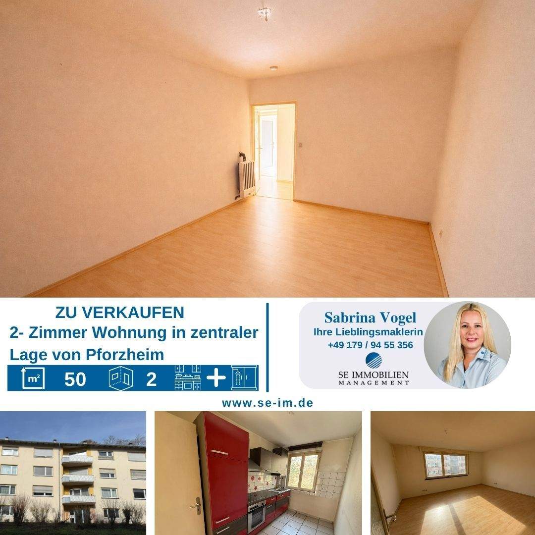 Renovierungswillige aufgepasst! 2-Zi-Whg in zentraler Lage mit EBK zu verkaufen!