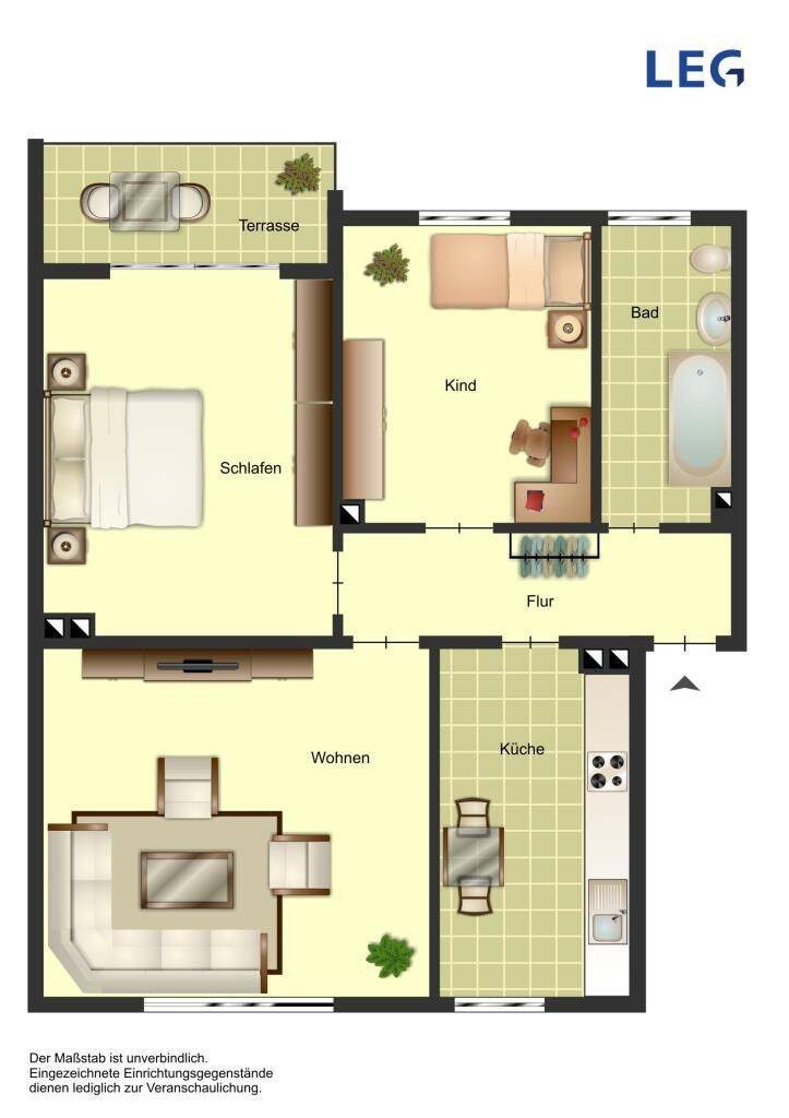 3-Zimmer-Wohnung in Solingen Mitte