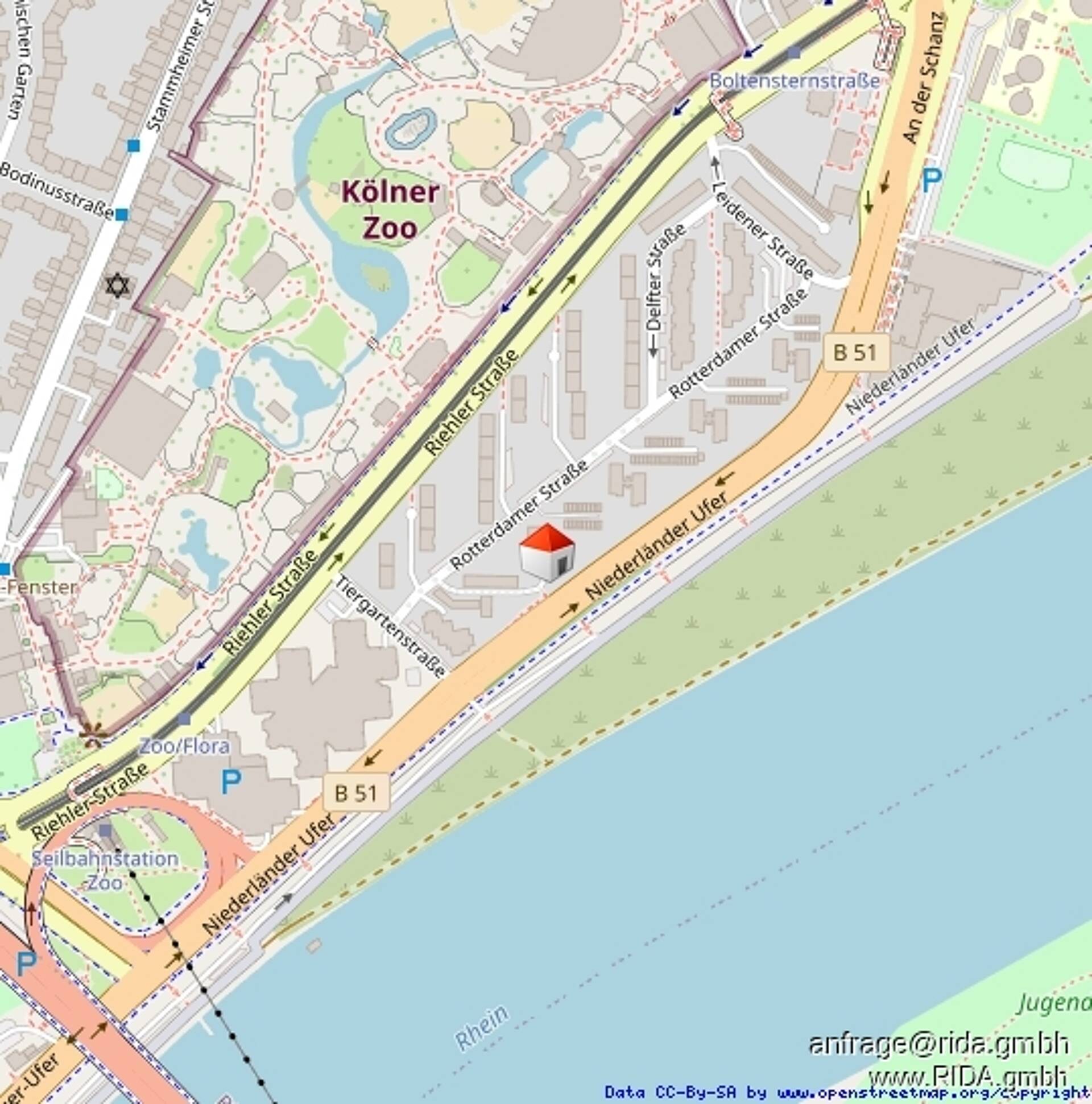 Etagenwohnung in 50735 Köln mit 34,55 m² kaufen
