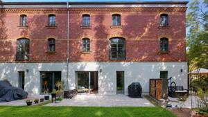 Modernes Reihenhaus im kernsanierten Hofensemble mit Wärmepumpe und langfristigem Mietverhältnis