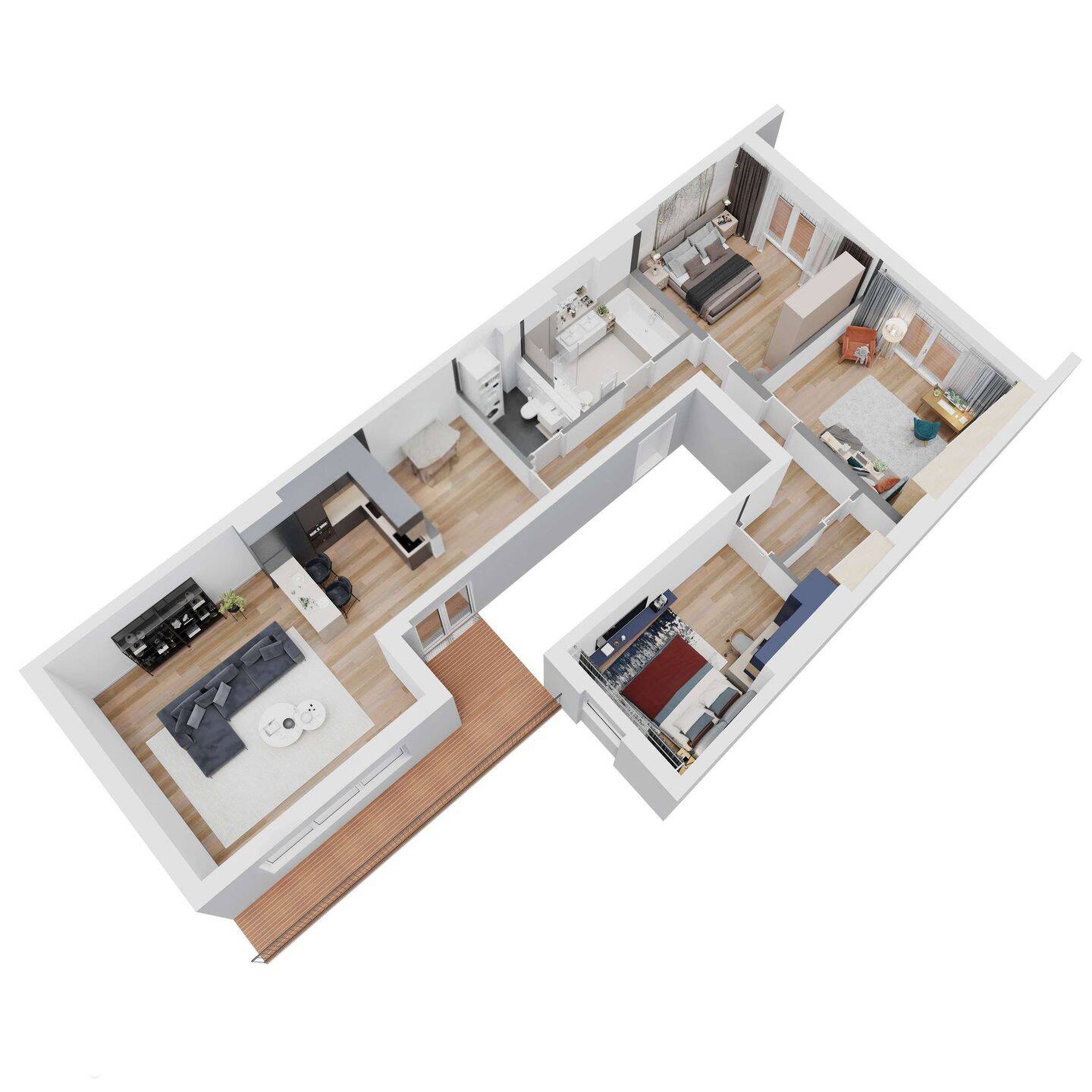Erstbezug! Moderne 4-Zimmer-DG-Wohnung im HH mit Fahrstuhl in Berlin-Mitte, OT Alt-Moabit – Berlin – Vorschaubild 8