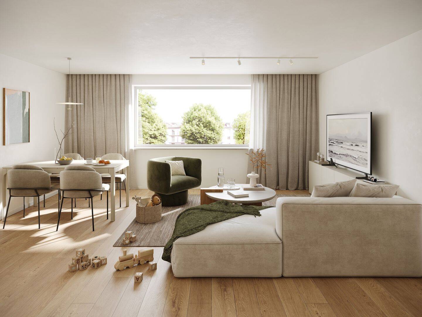 Kernsanierte 3-Zimmer-Wohnung in zentraler Lage von Neuhausen