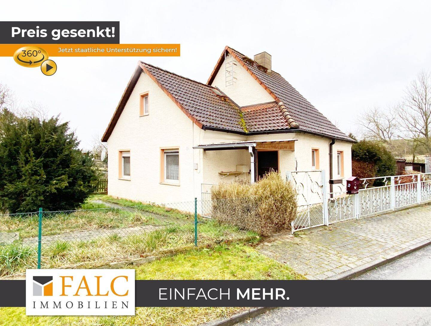 Kompaktes Haus Nähe Naumburg und Osterfeld mit viel Garten und Natur rundum - KfW55-Standard möglich – Mertendorf – Bild 1 von 9