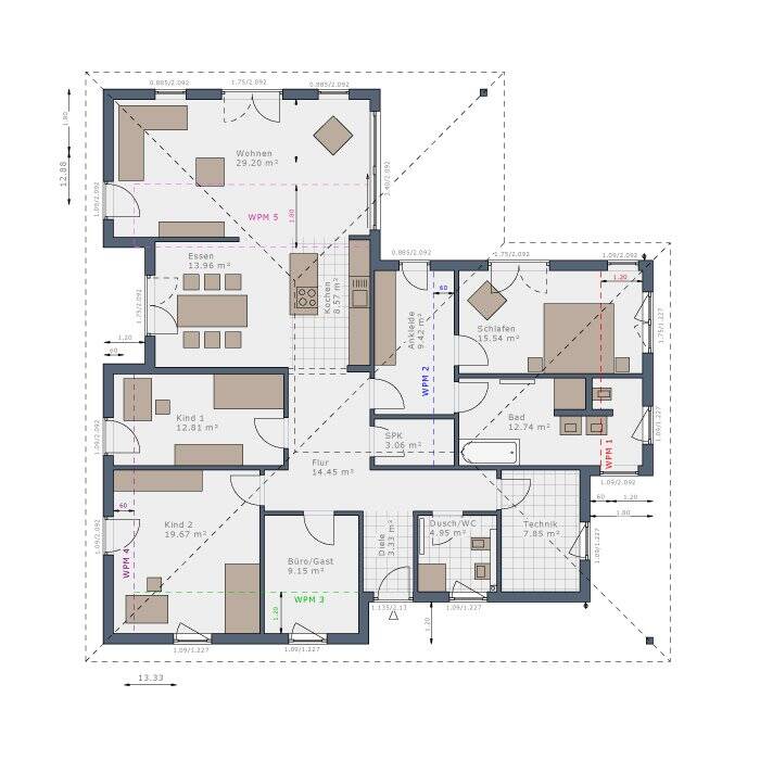 Barrierefrei & Nachhaltig: Ihr Bungalow in Heitersheim 🏗️ – Heitersheim – Vorschaubild 4