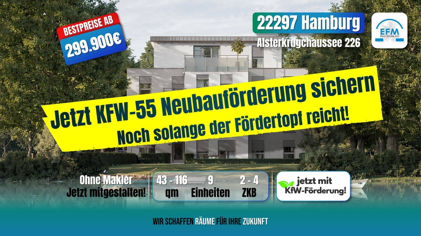 ++ZINS-/MIET-/ENERGIESPAREND++ 3 ZKB mit KfW 100.000€-Darlehen
