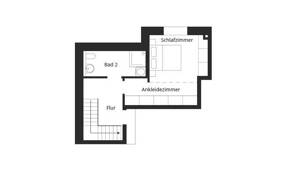 Exklusive Duplex-Wohnung: Modernes Ambiente auf zwei Etagen plus großen Gartenanteil – 22043 Hamburg – Vorschaubild 9
