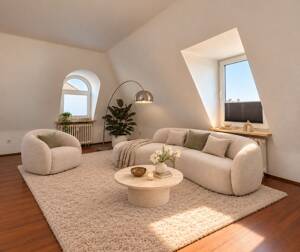 Über den Dächern von Sachsenhausen-Nord: Altbau-Etage mit Aufzug und Skylineblick – 60594 Frankfurt am Main – Vorschaubild 2