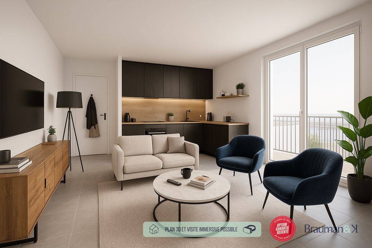Appartement 3 pièces 62 m² · à Vezin-le-Coquet · 62 m² · 250 000 €