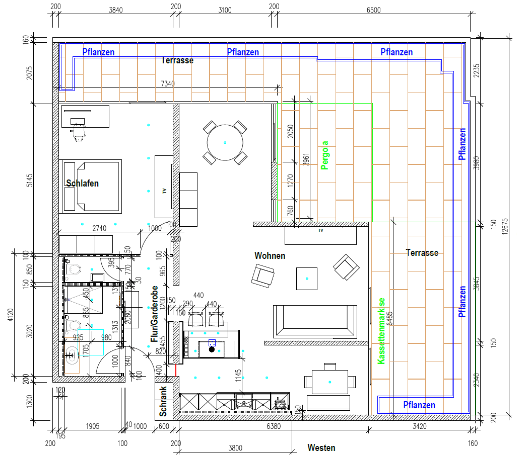 Luxuriöse 2,5-Zimmer Penthouse Wohnung mit Dachterrasse – München – Vorschaubild 2