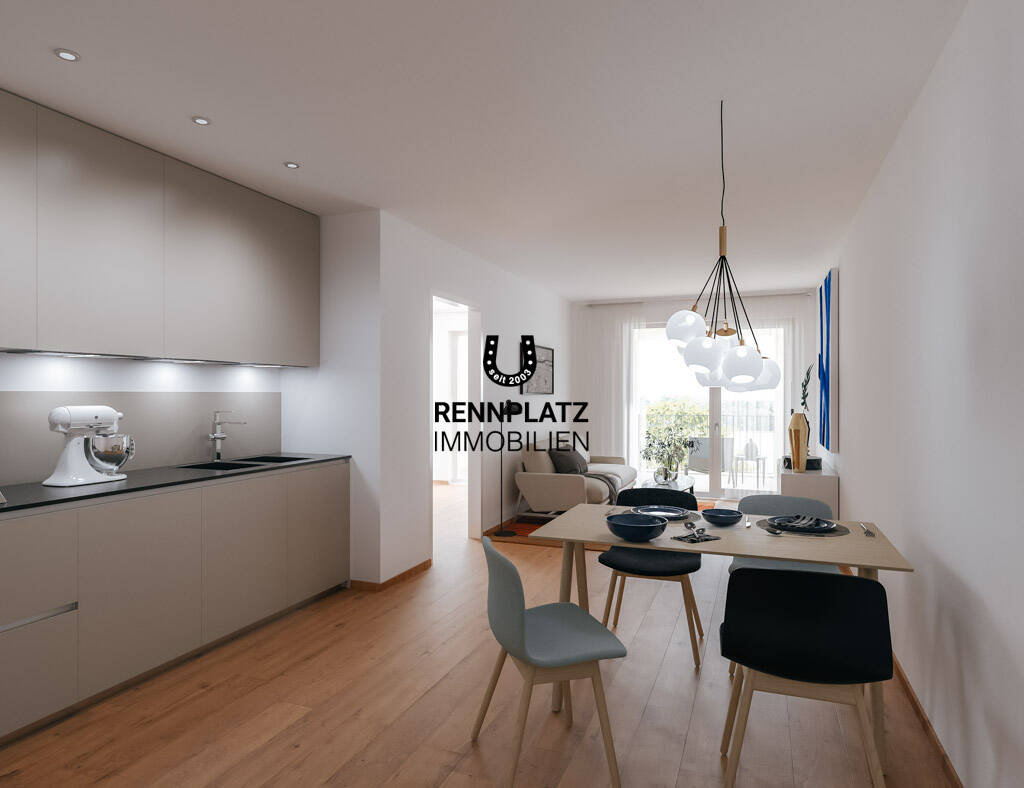 W23 | Lichtdurchflutete 2-Zimmer-Wohnung in KfW-40-QNG-PLUS Bauweise in Regensburg-West. – Regensburg – Vorschaubild 2