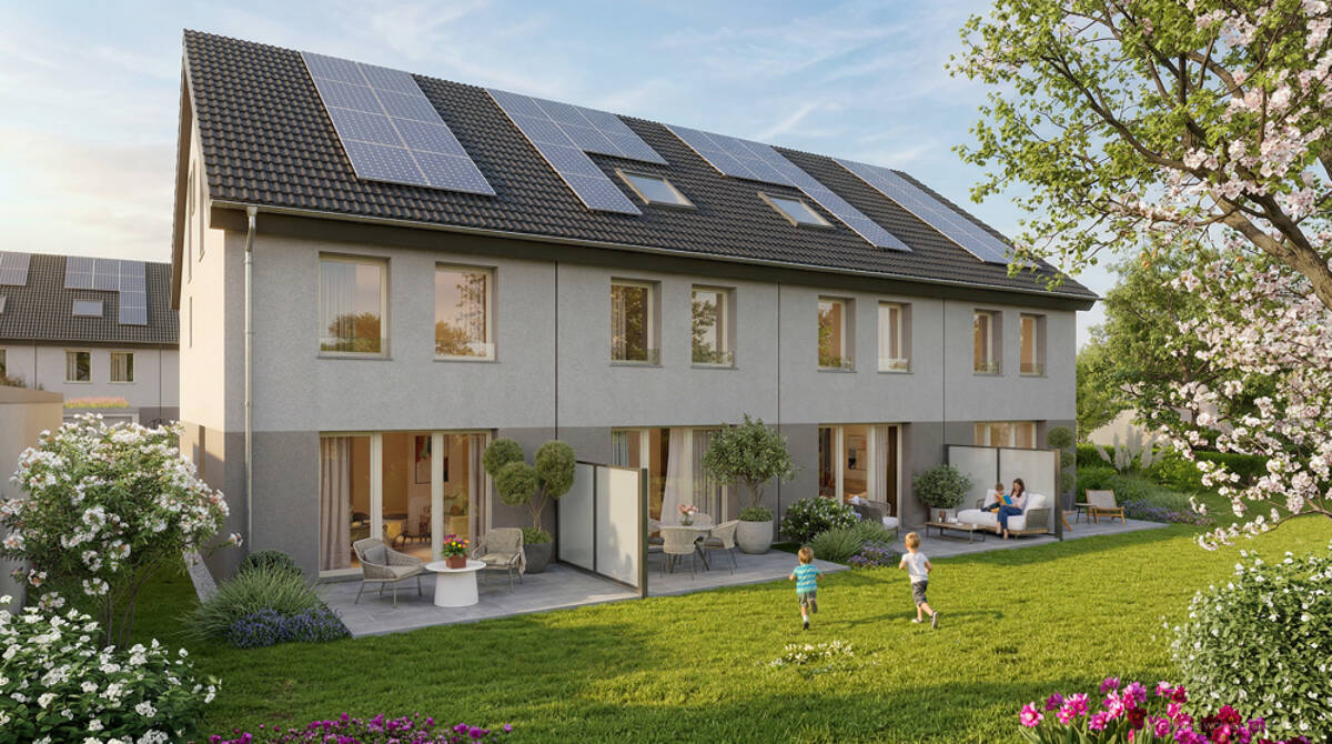 Baustart für Ihr neues Zuhause: Familienfreundliches Reihenmittelhaus, 136 m², Leipzig-Probstheida – 4289 Leipzig – Bild 1 von 8
