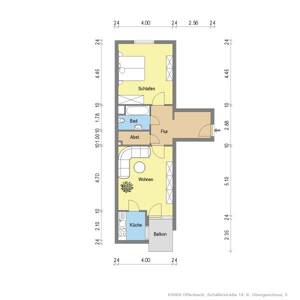 Bahnhofnähe: Sanierte 2-Zimmerwohnung mit Balkon – 63069 Offenbach am Main – Vorschaubild 5