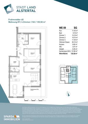 Großzügiges Penthouse im Alstertal - Willkommen Zuhause! – 22393 Hamburg – Vorschaubild 2