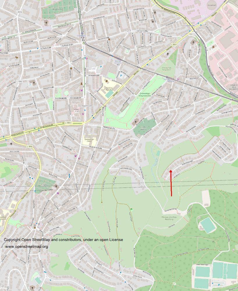 2 Zi. Whg, DG, ca. 45 m², schöner Blick, ruhig und hell, Garage optional, HHL- Plettenbergsiedlung – Stuttgart – Vorschaubild 4